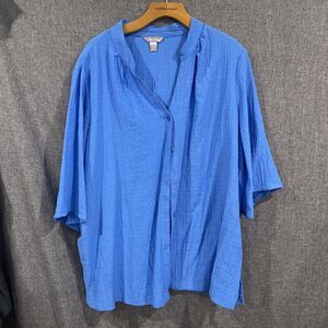 White Stag Blue Blouse